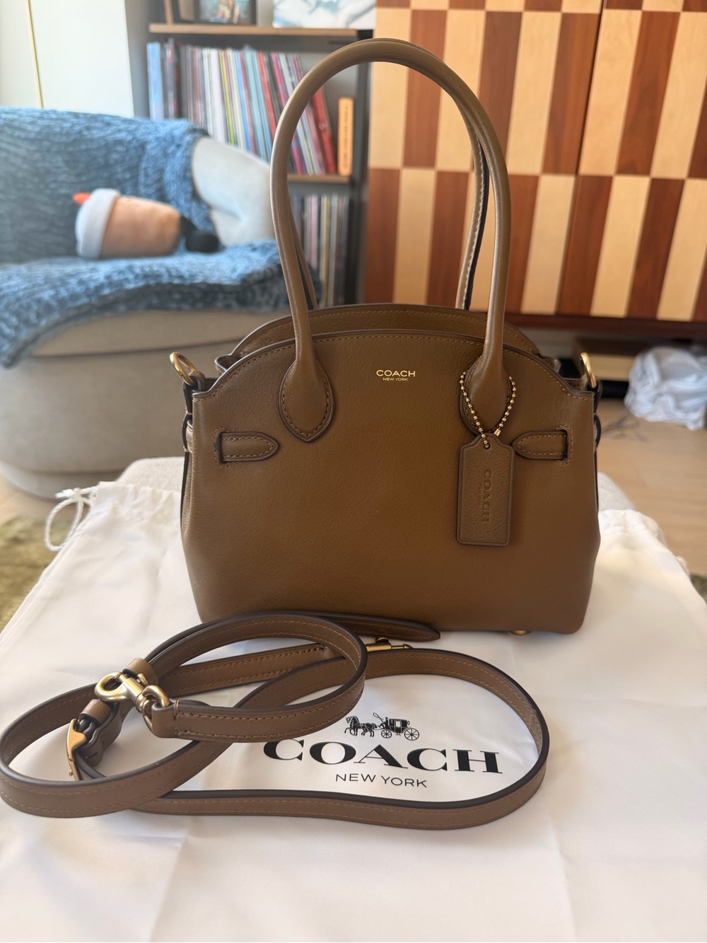 Coach Empire 21 in Muted Olive